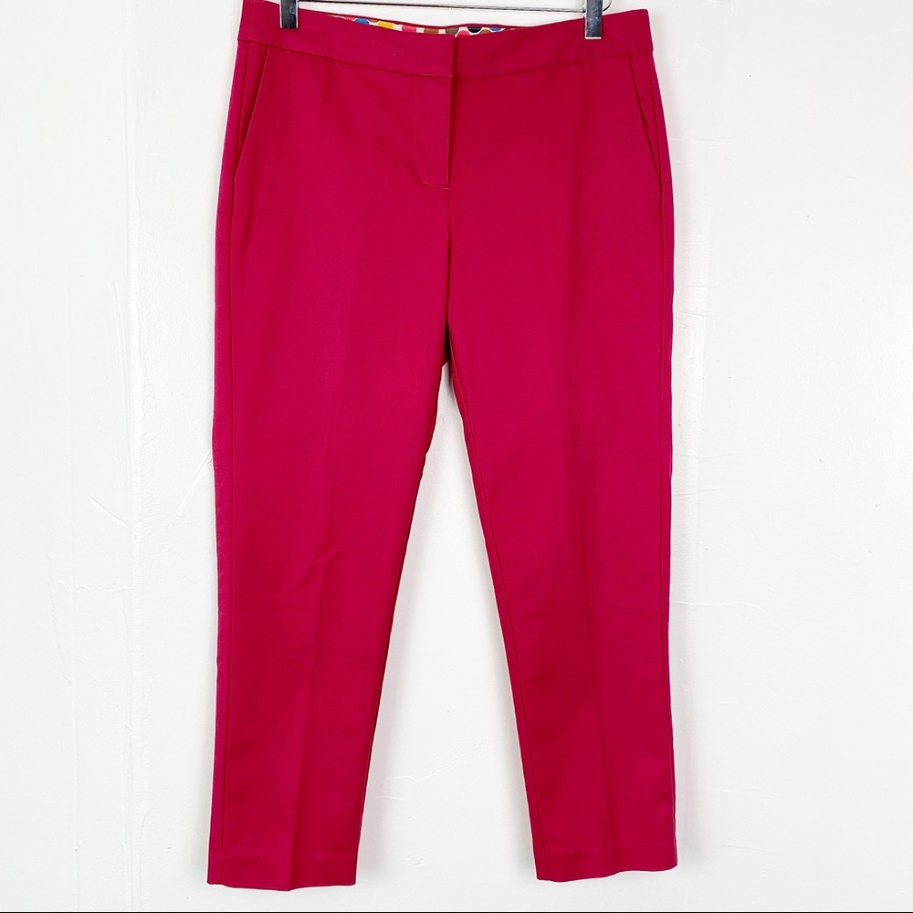 Boden Pink Crop Trouser Dress Pants US 10R